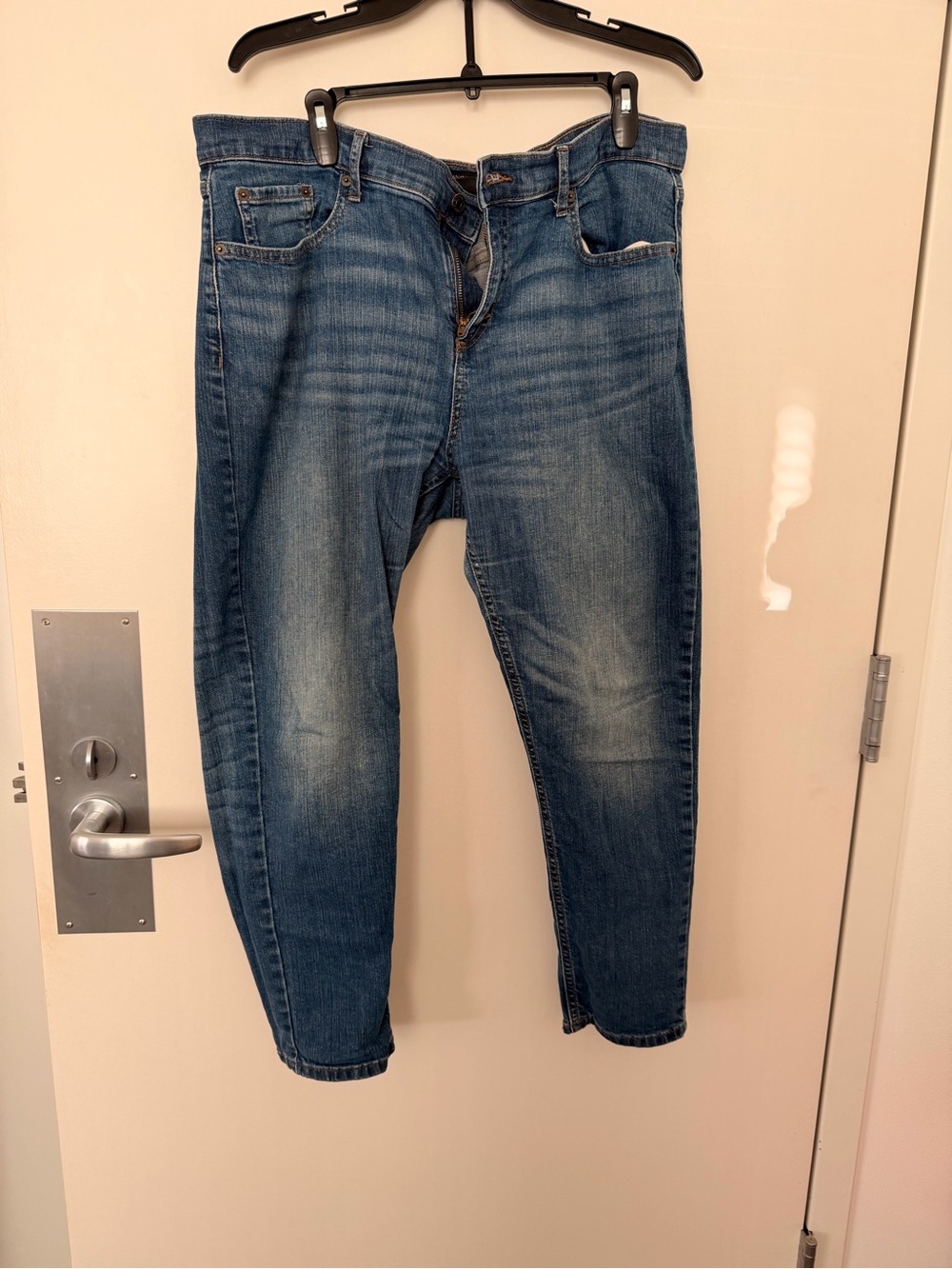 Banana Republic Women's Straight-Leg Blue Jeans
